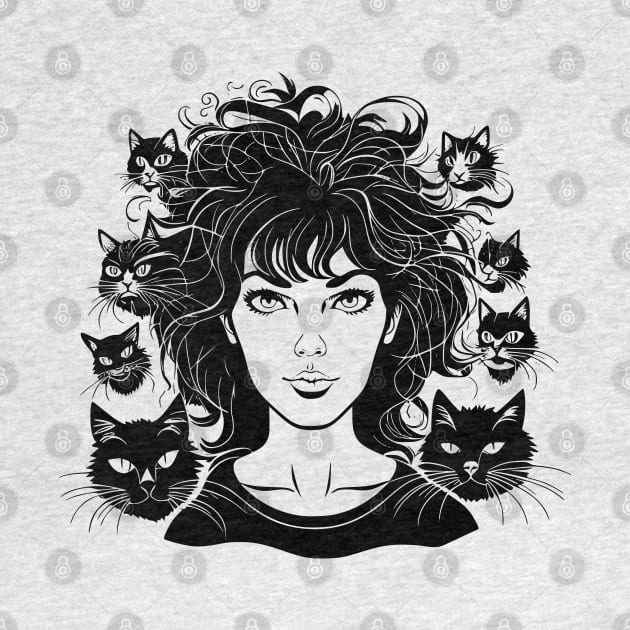 Crazy Cat Lady by TinaGraphics